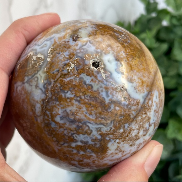 Ocean Jasper Sphere - Picture 12 of 17